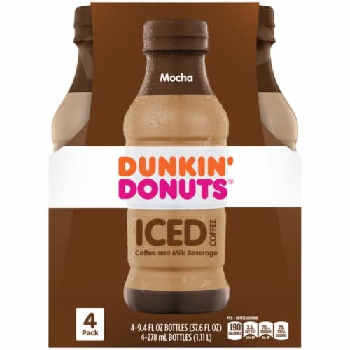 Dunkin' Donuts Mocha Iced Coffee Bottles