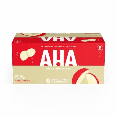 Aha Apple + Ginger Cans