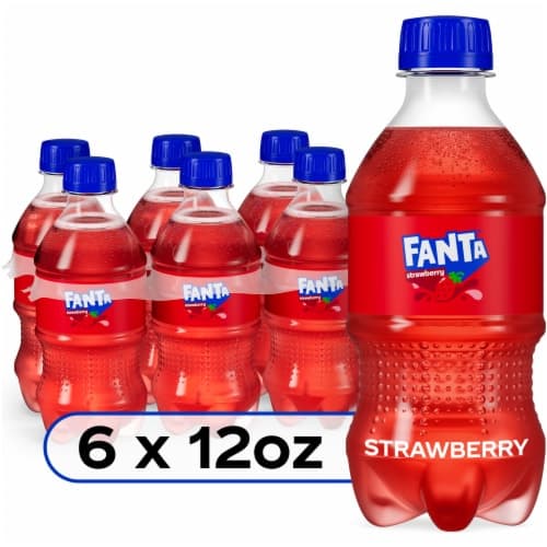 Fanta Strawberry Soda Bottles