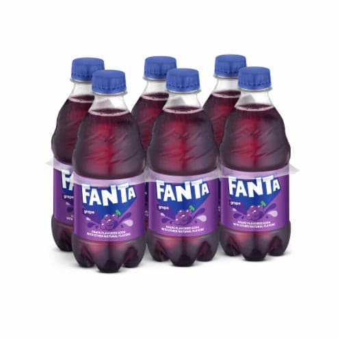 Fanta Grape Caffeine Free Soda Bottles