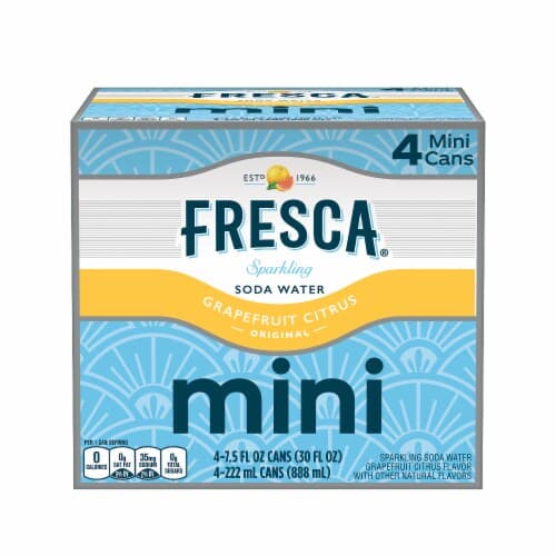 Fresca Grapefruit Citrus Mini Sparkling Soda Water