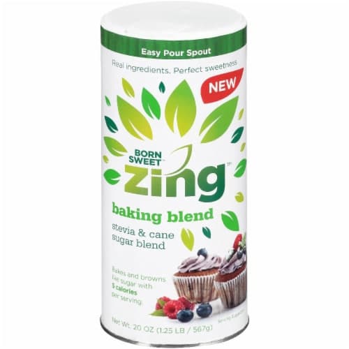 Born Sweet Zing Baking Blend Stevia & Cane Sugar