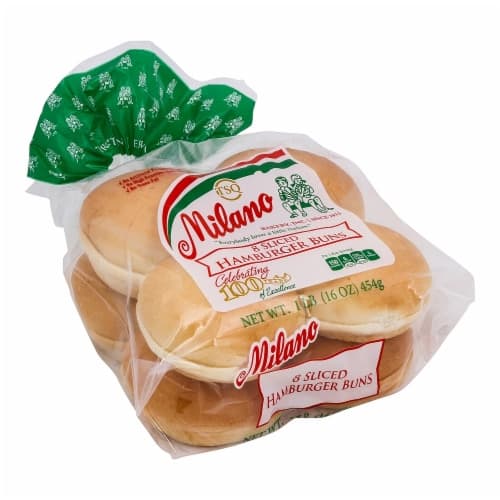 Milano Sliced Hamburger Buns