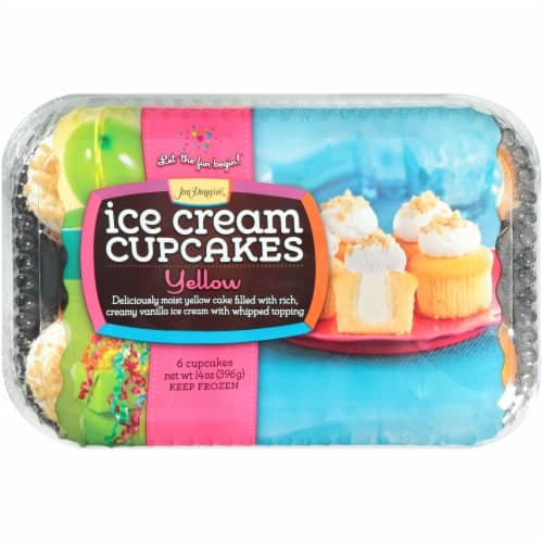 Jon Donaire Yellow Ice Cream Cupcakes