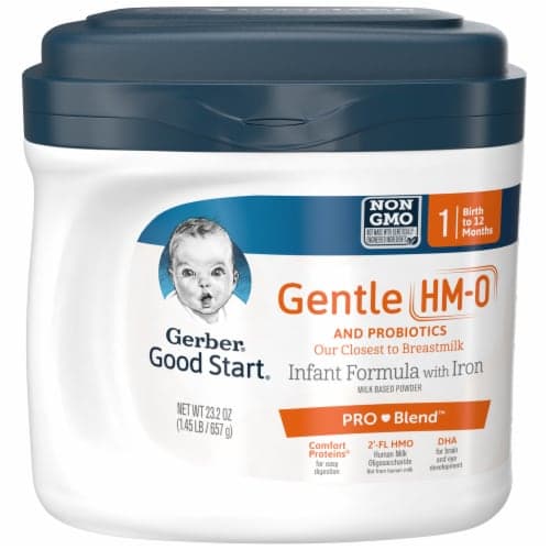 Gerber Pro Blend Infant Formula, With Iron, Gentle Hm-O And Probiotics, Stage 1 (Birth To 12 Months
