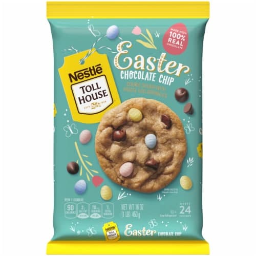 Nestle Toll House Easter Chocolate Chip Cookie Dough With Pastel Egg Sprinkles