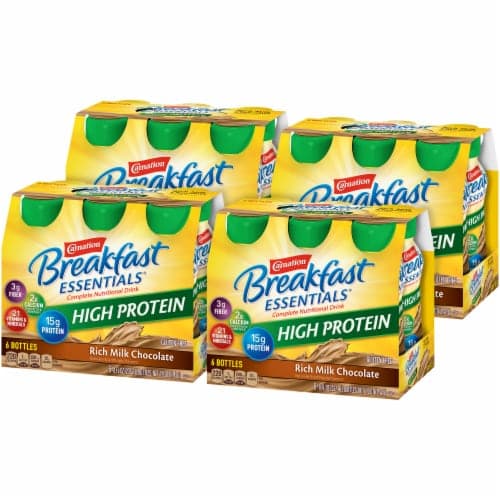 Carnation Breakfast Essentials Rich Milk Chocolate High Protein Nutrional Drink