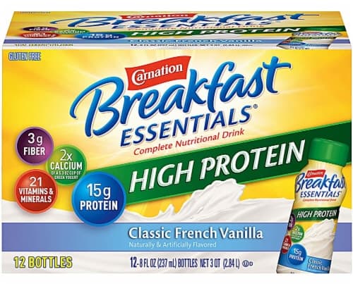 Carnation Breakfast Essentials High Protein Classic French Vanilla Nutritional Drink