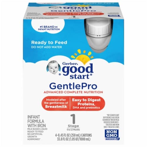 Gerber Good Start Gentlepro Non-Gmo Liquid Baby Formula, Oz