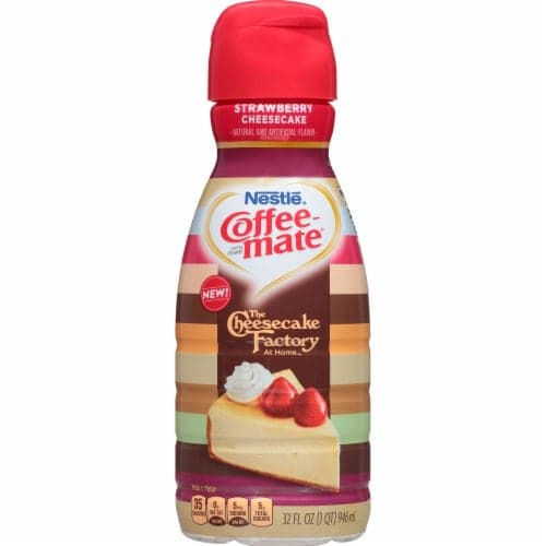 Coffee Mate The Cheesecake Factory At Home Coffee Creamer, Strawberry Cheesecake