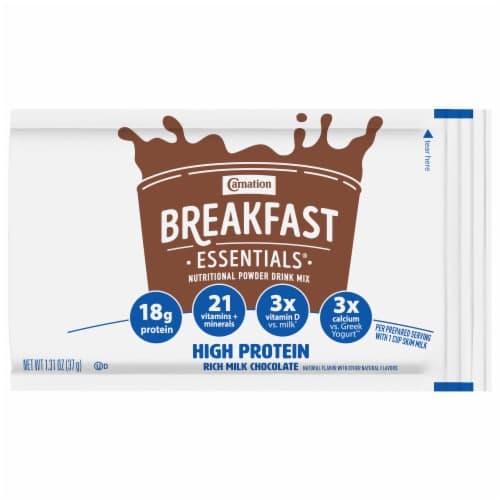 Carnation Breakfast Essentials High Protein Rich Milk Chocolate Breakfast Drink