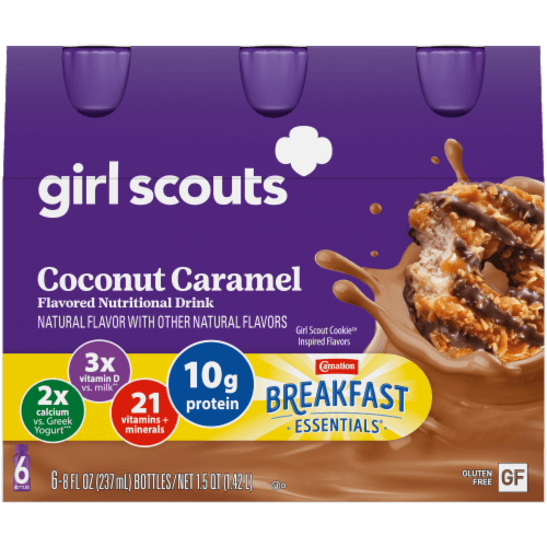 Carnation Breakfast Essentials Girl Scouts Coconut Caramel