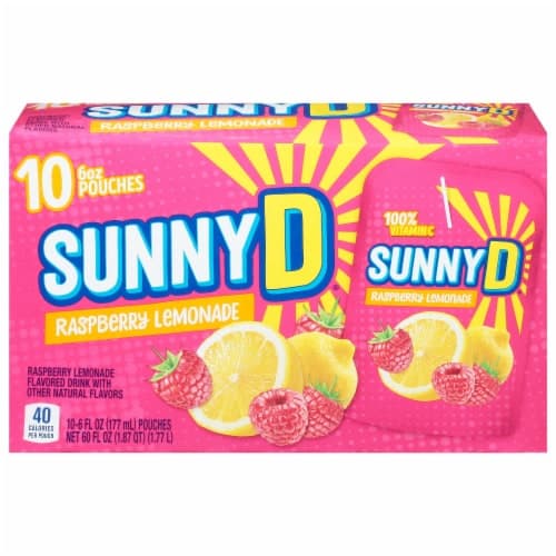 Sunnyd Raspberry Lemonade Pouches