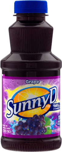 Sunny D Burst Gushing Grape Citrus Punch Juice. Oz. Plastic