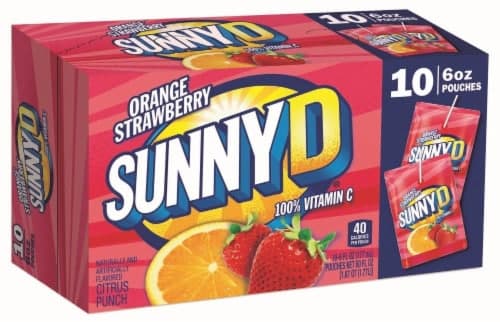 Sunny D Orange Strawberry Citrus Punch . Oz