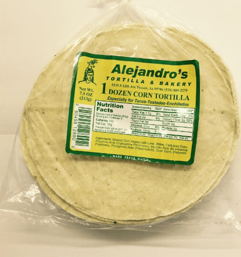 Alejandro Corn Tortillas