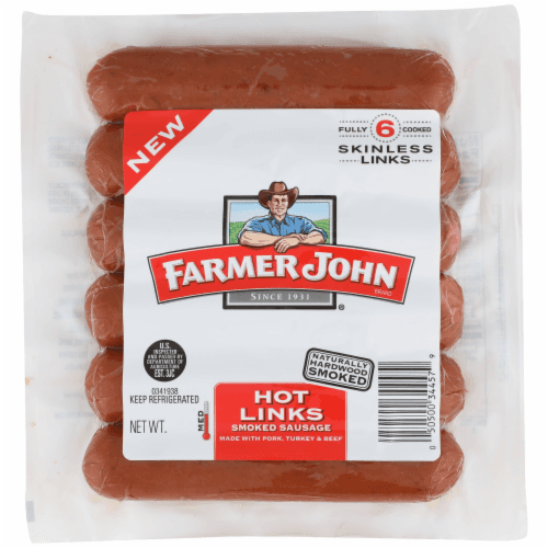 Farmer John Smoked Sausage Hot