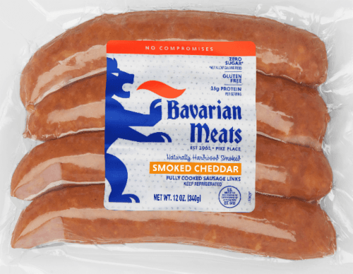 Bavarian Meats Smoked Cheddar Sausage Links