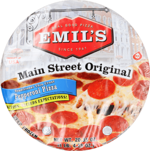 Emil'S Original Thin Crust Pepperoni Pizza