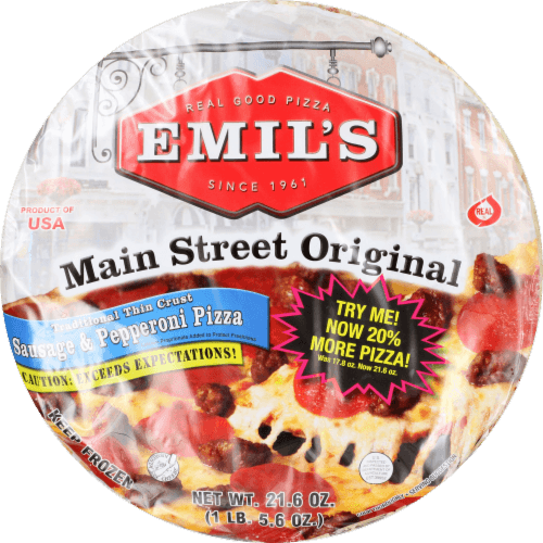 Emil'S Main Street Original Sausage & Pepperoni  Pizza