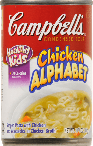 Campbells Soup Condensed Chicken Alphabet