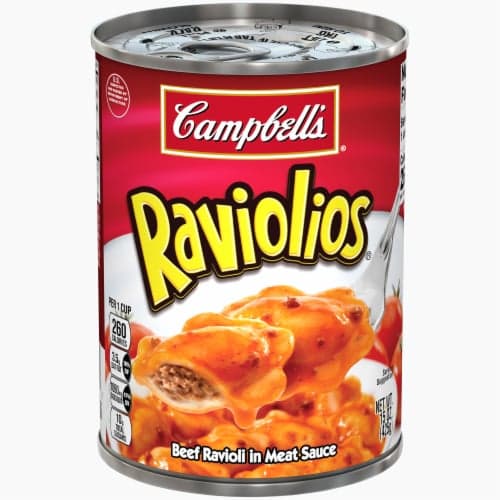 Campbells Raviolios Ravioli, Beef In Meat Sauce