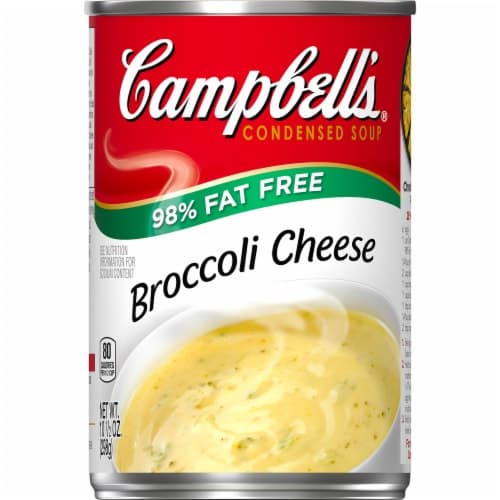 Campbell'S Condensed Condensed Soup, 98% Fat Free, Broccoli Cheese