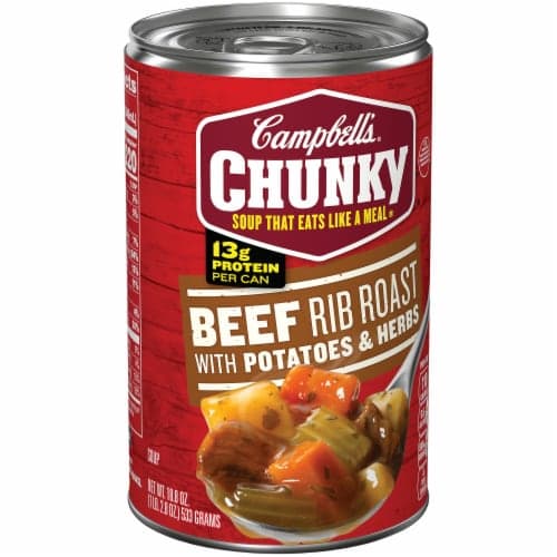 Campbell'S Chunky Beef Rib Roast With Potatoes & Herbs Soup