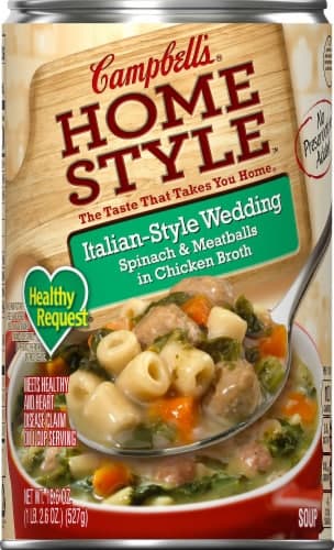 Campbells Home Style Italian-Style Wedding Soup
