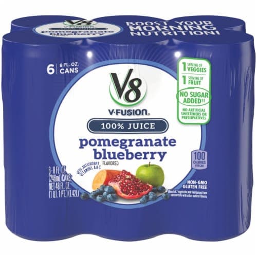 V8 V-Fusion Pomegranate Blueberry 100% Juice