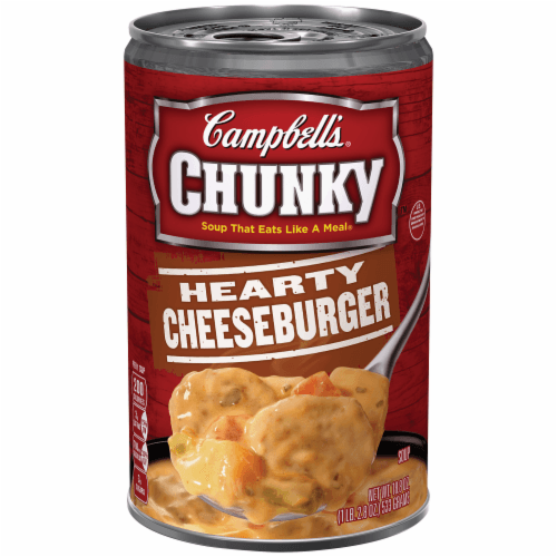 Campbells Chunky Soup, Hearty Cheeseburger