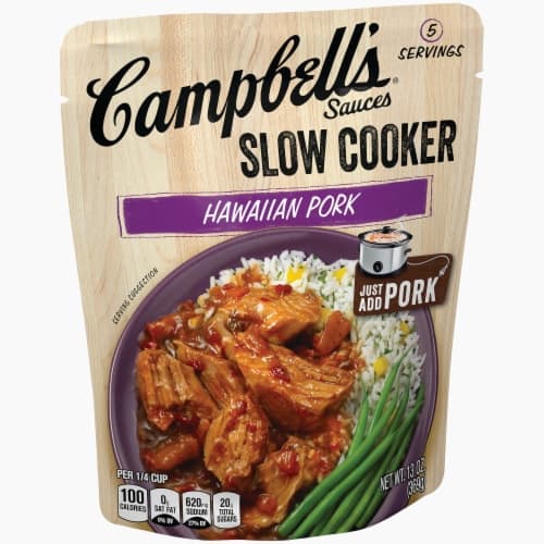 Campbell'S Slow Cooker Sauces Hawaiian Pork