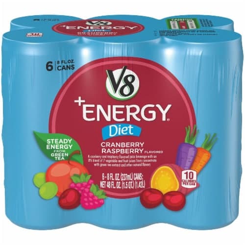 V8 Juice Drink, Diet, Cranberry Raspberry Flavored