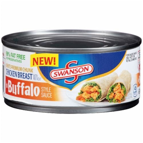 Swanson Chicken Breast, White, Premium Chunk, In Buffalo Style Sauce