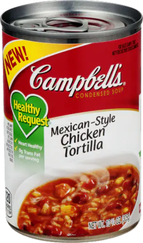 Campbell'S Condensed Healthy Request Mexican-Style Chicken Tortilla Soup