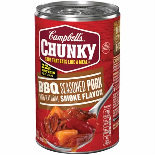 Campbells Chunky Soup, Bbq Seasoned Pork