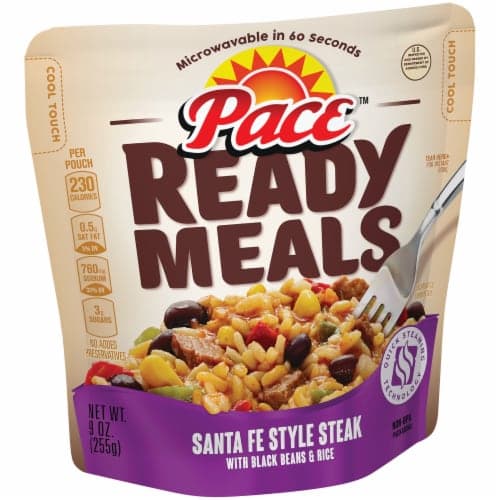 Pace Ready Meals Santa Fe Style Steak With Black Beans & Rice