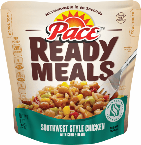 Pace Ready Meals Southwest Style Chicken, With Corn & Beans