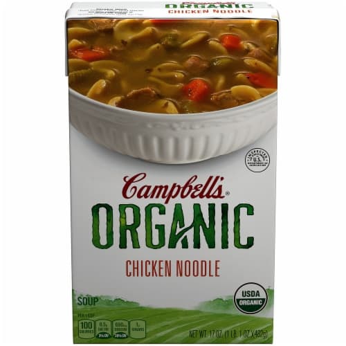 Campbells Organic Soup, Chicken Noodle