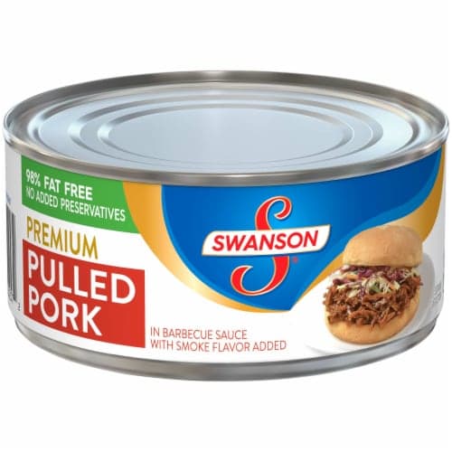 Swanson Premium Pulled Pork In Barbecue Sauce With Smoke Flavor Added