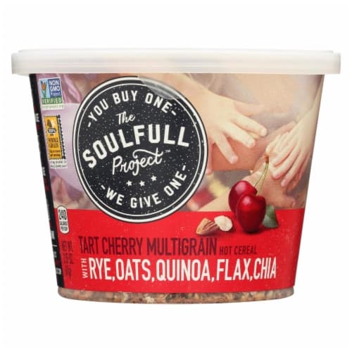 The Soulfull Project Tart Cherry Multigrain Hot Cereal With Rye Oats Winoa Flax Chia