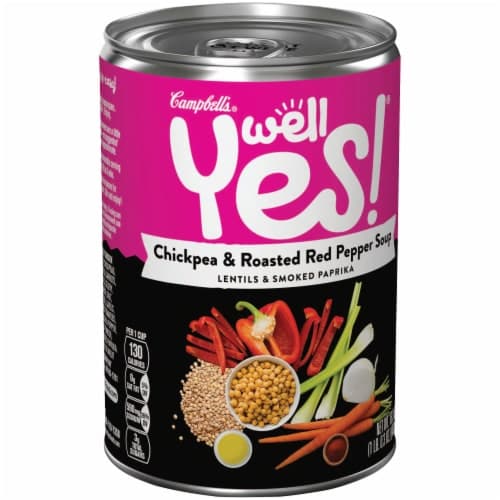 Campbell'S Well Yes! Chickpea & Roasted Red Pepper Soup