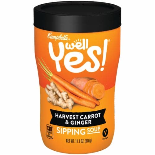 Campbell'S Well Yes! Sipping Soup, Soup On The Go, Harvest Carrot & Ginger