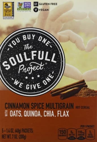 The Soulfull Project Cinnamon Spice Multigrain Hot Cereal