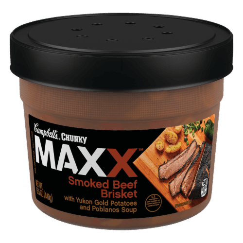 Campbells Soup, Smoke Beef Brisket, With Yukon Gold Potatoes And Poblanos