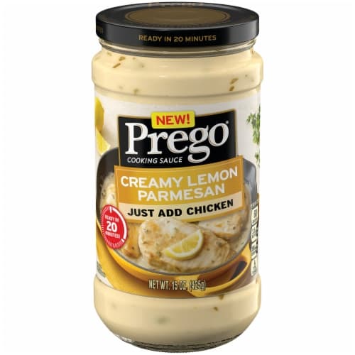 Prego Cooking Sauce, Creamy Lemon Parmesan