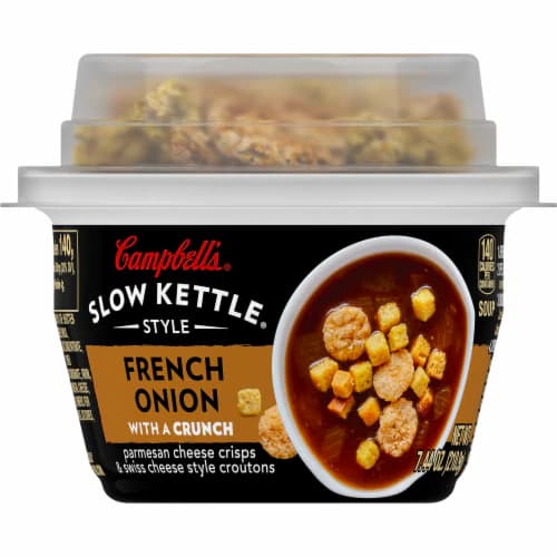 Campbell'S Slow Kettle Style French Onion Soup With A Crunch, Microwavable