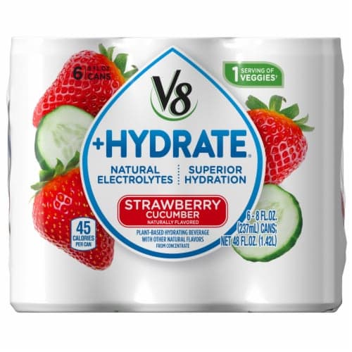 V8 Hydrating Beverage, Strawberry Cucumber