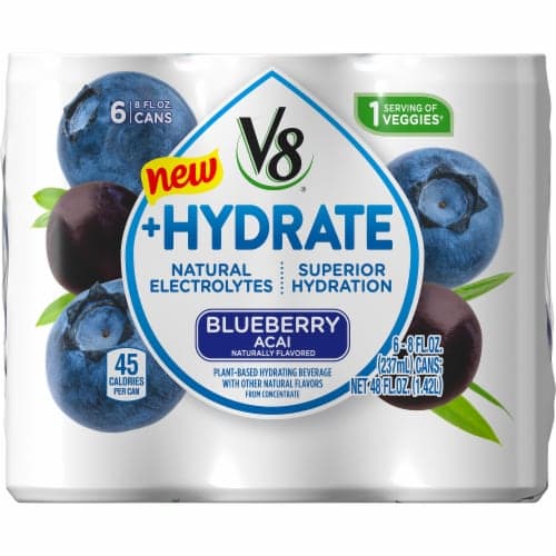 V8 +Hydrate Blueberry Acai Hydrating  Beverage