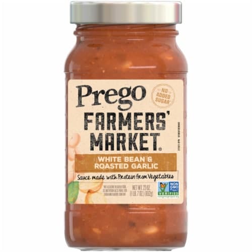 Prego Farmers' Market White Bean & Roasted Garlic Pasta Sauce